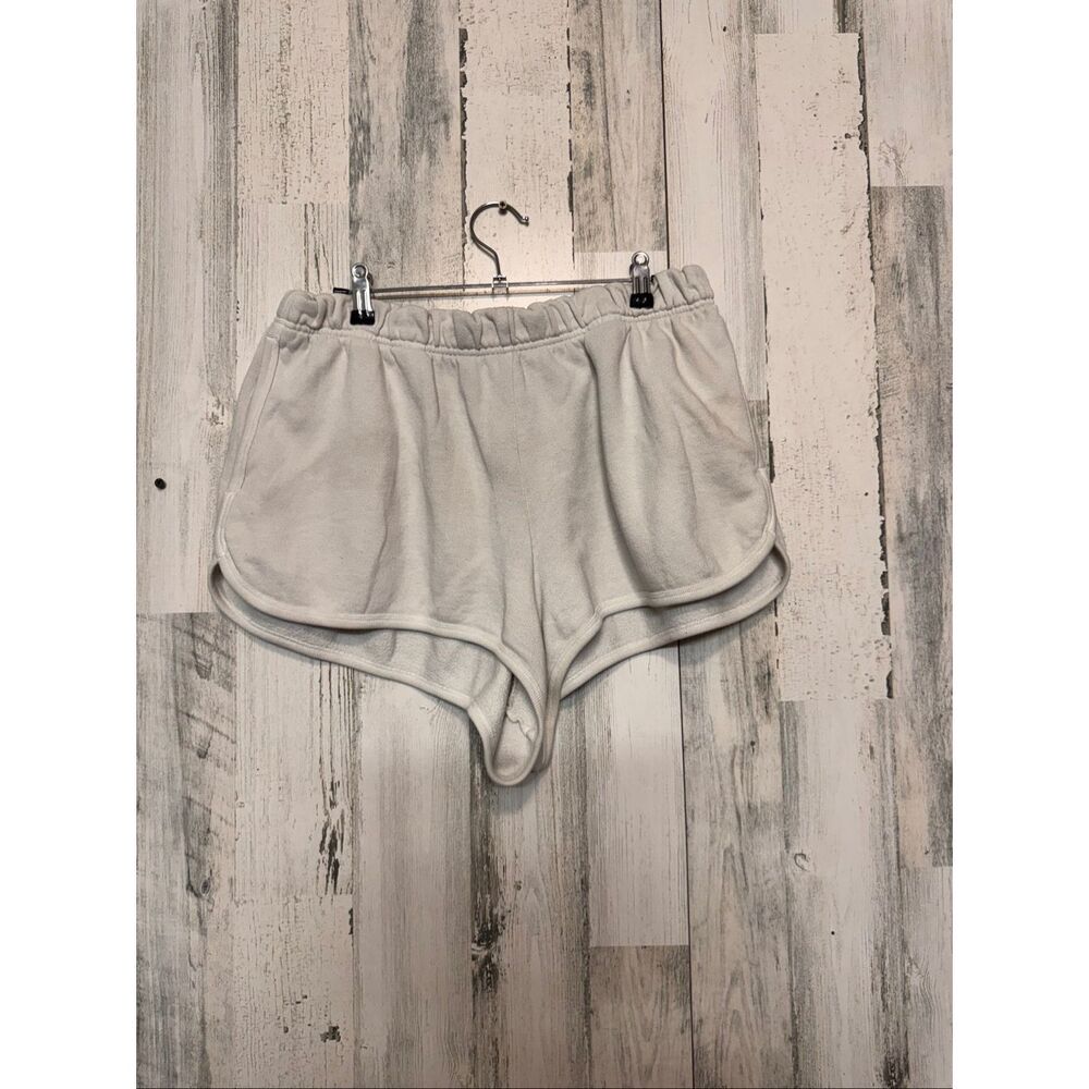 PINK Victoria’s Secret Love Pink Ombre Logo Dolphin Shorts White Women’s XL